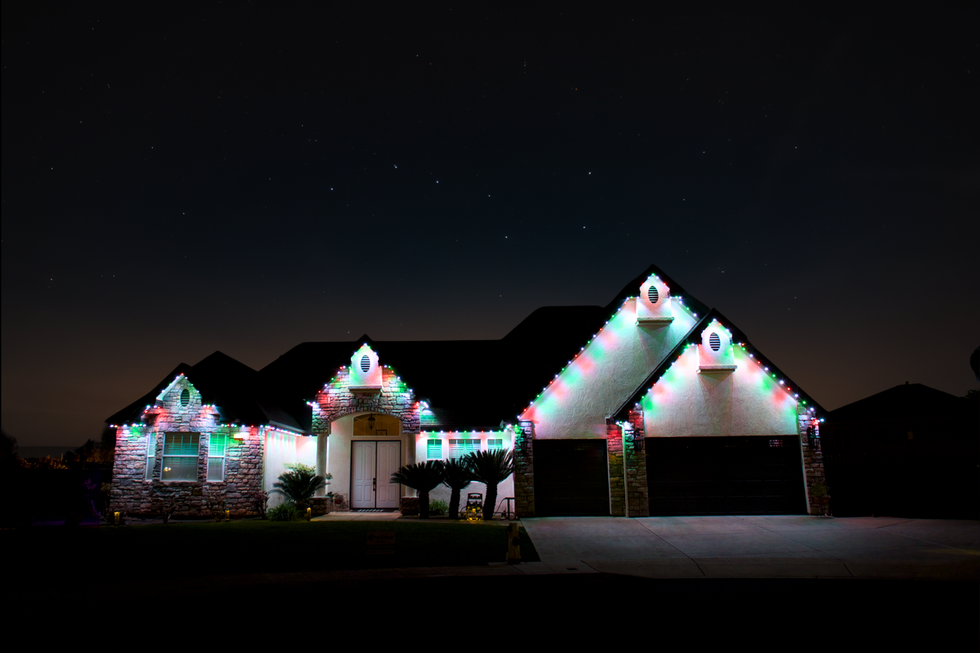 Tahoe Glow christmas lighting